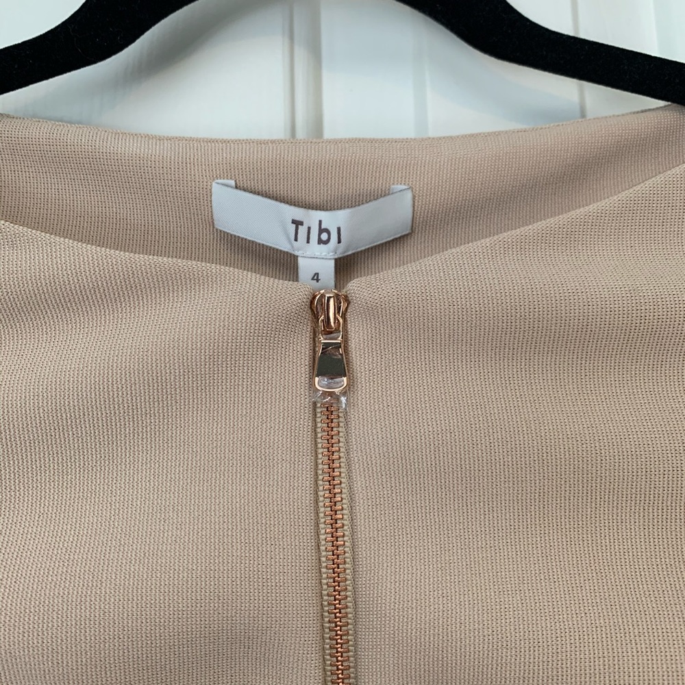 Tibi Corset Crepe Zip Top - Picture 3 of 6
